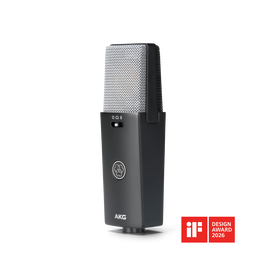 C114 - Black - Large Diaphragm Multi-Pattern Condenser Microphone - Hero