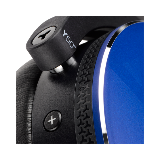 Y50BT - Blue - Premium portable Bluetooth speaker with quad microphone conferencing system - Detailshot 2